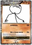 Like a boss