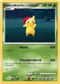 santa pikachu