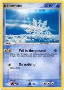 A snowflake