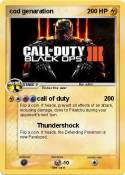 cod genaration