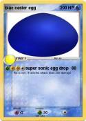 blue easter egg