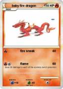 baby fire drago