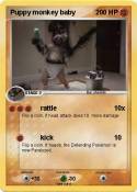 Puppy monkey