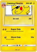 Dabbing Pikachu