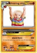 cheering child