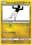 dead person