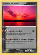 coucher de sole