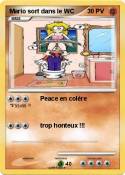 Mario sort dans