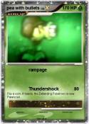pea with bullet