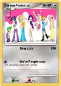 Person Ponies