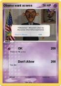 Obama want acse