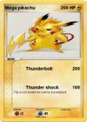 Mega pikachu