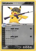 evil pikachu