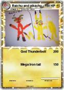 Raichu and pika