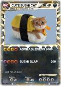 CUTE SUSHI CAT