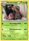 Kid and puppy