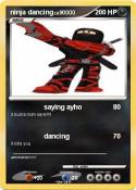 ninja dancing