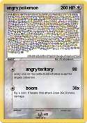 angry pokemon