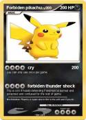 Forbiden pikach