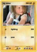 my sister