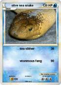 olive sea snake