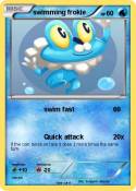 swimming frokie