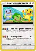 Gen 1 shiny