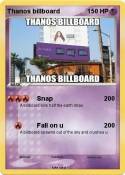 Thanos billboar