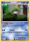 Baby axolotl