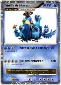 famille de blue