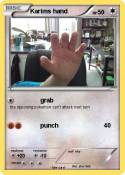 Karims hand