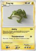Frog log