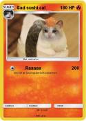 Sad sushi cat