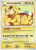 Ash and pikachu