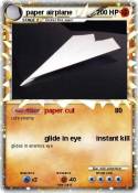 paper airplane