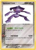 Genesect lv.ex