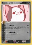 Demon pop cat