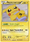 Pikachu want