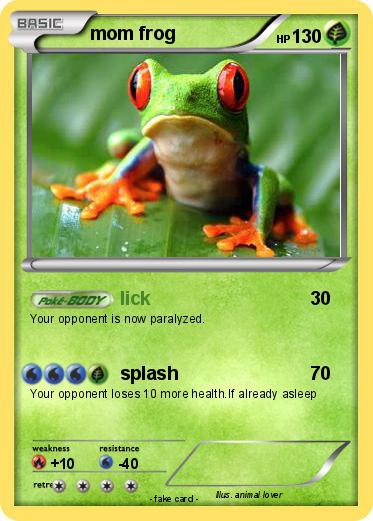 Pokemon mom frog