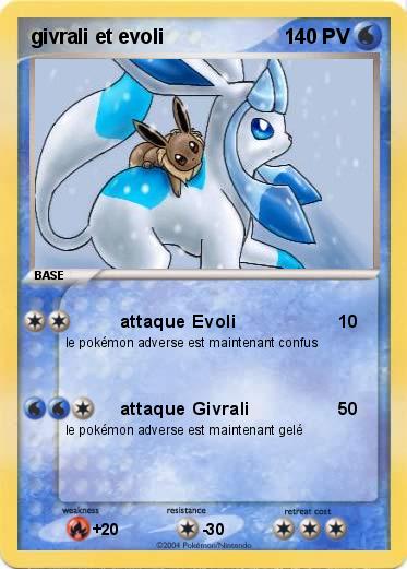 Pokemon givrali et evoli