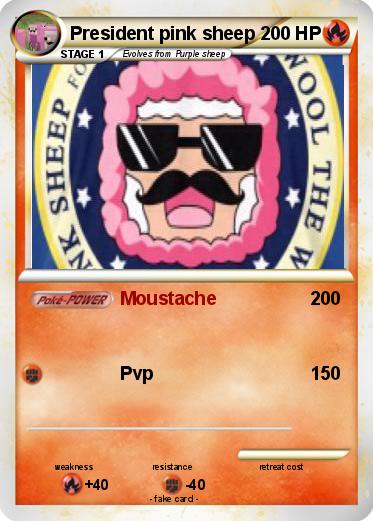 Pokemon President pink sheep