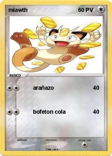 Pokemon miawth