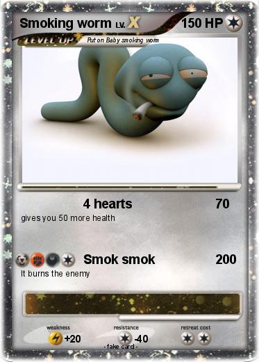Pokemon Smoking worm