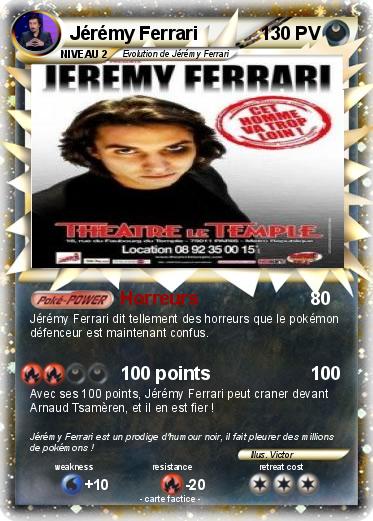 Pokemon Jérémy Ferrari