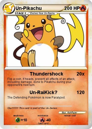Pokemon Un-Pikachu
