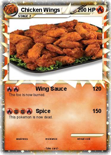 Pokemon Chicken Wings