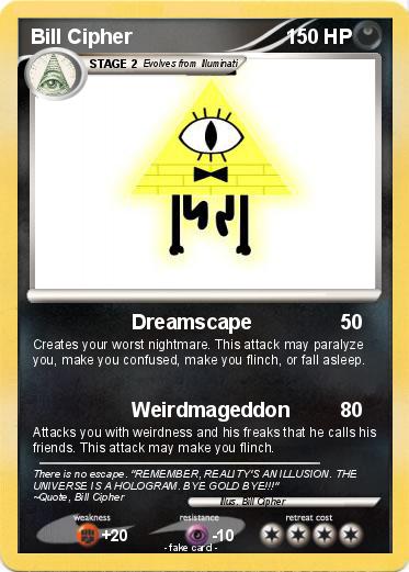 Pokemon Bill Cipher