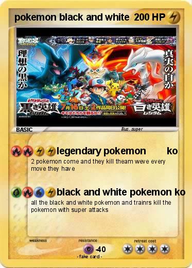 Pokemon pokemon black and white