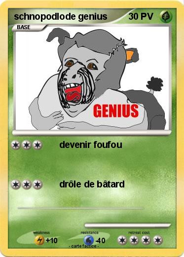 Pokemon schnopodlode genius