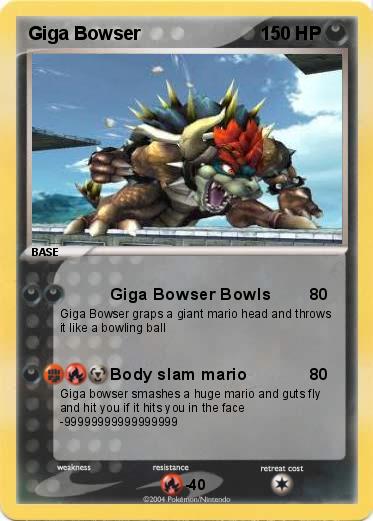 Pokemon Giga Bowser